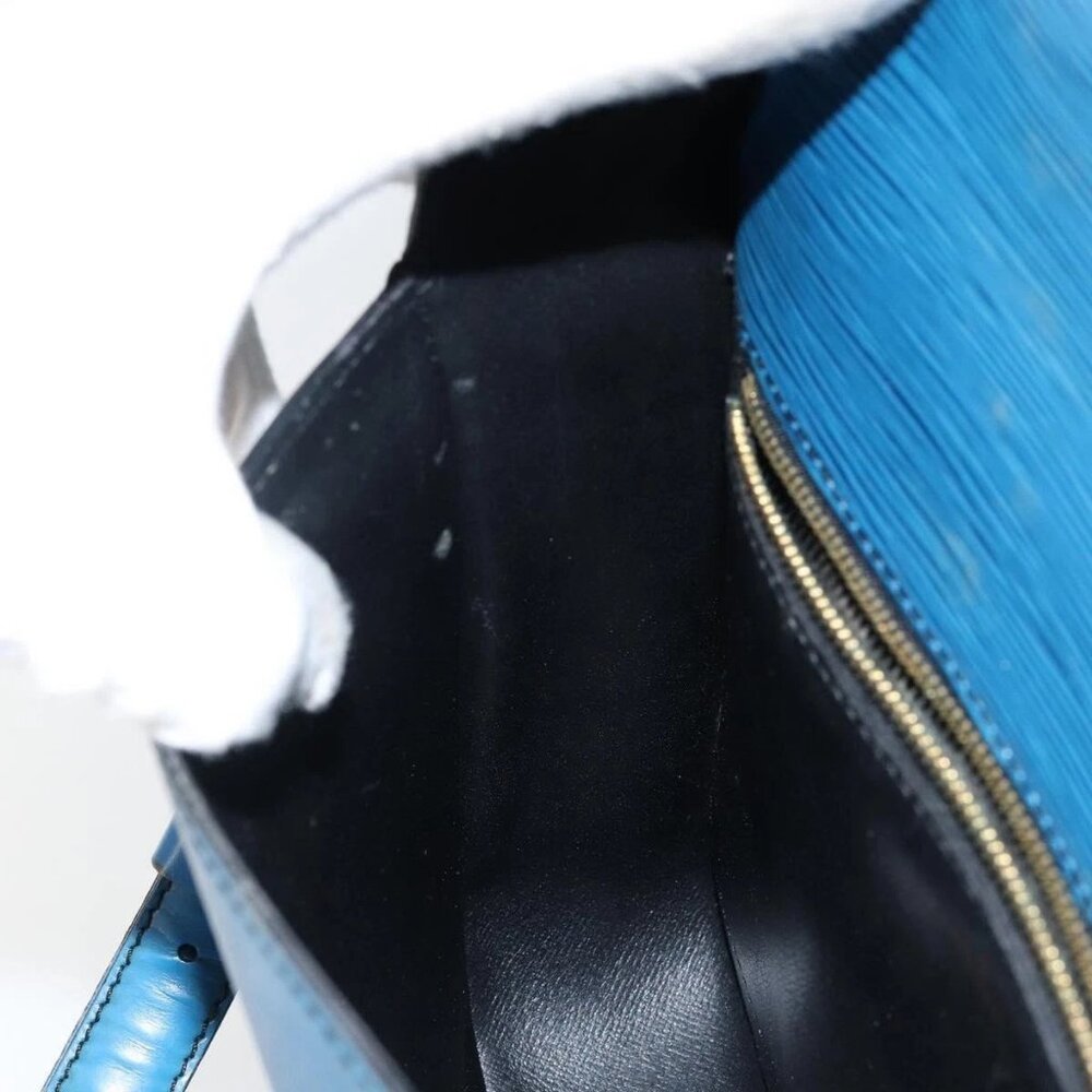 LOUIS VUITTON Epi Saint Cloud GM Shoulder Bag Toledo Blue M52195 LV Auth 142604 - Picture 13 of 16